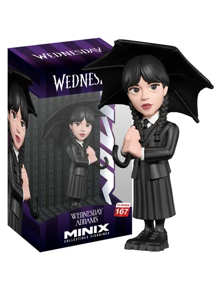 Фигурка коллекционная Minix Уэнсдей с зонтиком / 20805