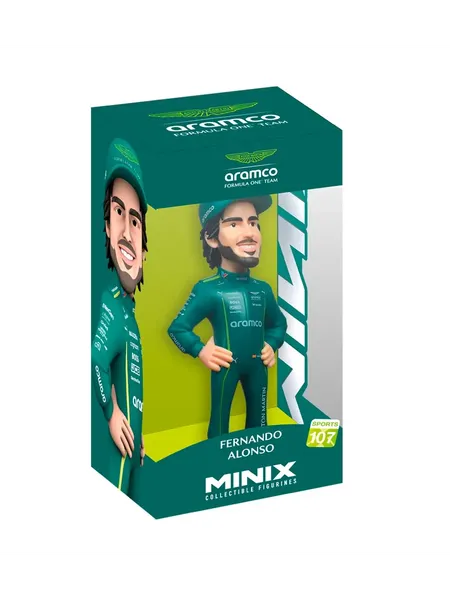 Фигурка коллекционная Minix Фернандо Алонсо Aston Martin / 19359