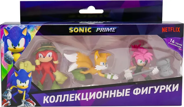 Набор фигурок коллекционных Sonic Prime SON2021-C