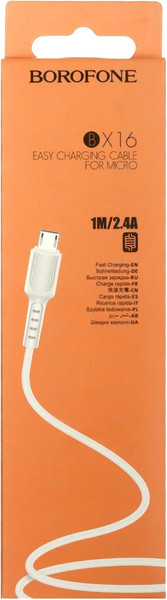 Кабель Borofone BX16 Micro - фото