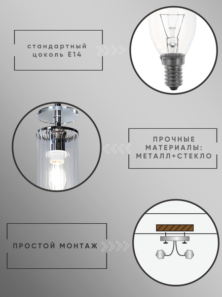 Потолочный светильник Aitin-Pro НСБ 01-40-101 / 74590/1P