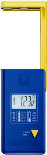 Тестер аккумуляторов и батареек Varta LCD Digital / 891 101 401 - фото