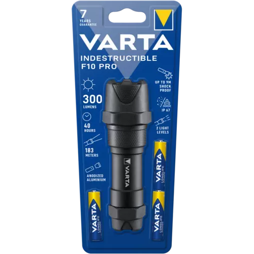 Фонарь Varta Indectructible F10 Pro (18710 101 421)