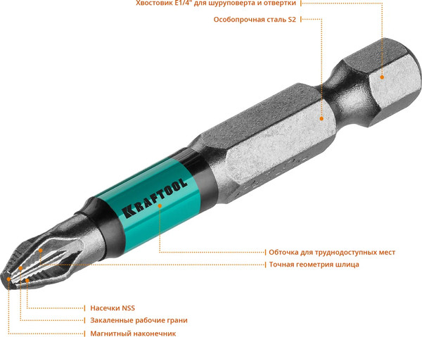 Бита Kraftool 26124-2-50-10/1