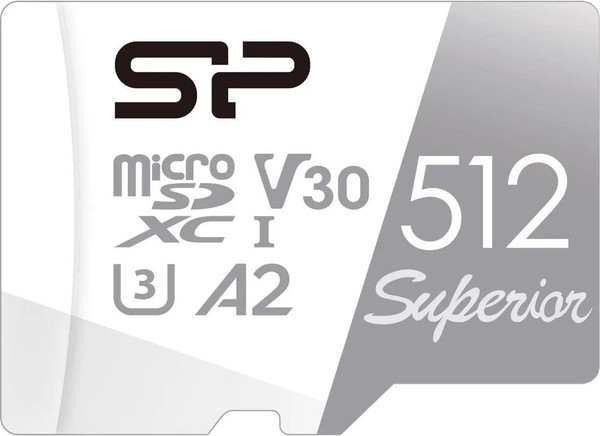Карта памяти Silicon Power Superior V30 A2 microSDXC 512GB SP512GBSTXDA2V20 - фото