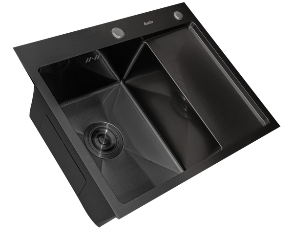 Мойка кухонная Astir Decor PVD Black C58x48BL