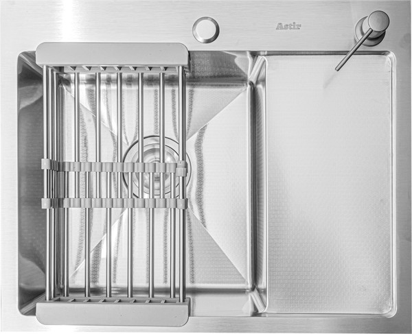 Мойка кухонная Astir Decor Satin C58x48L - фото