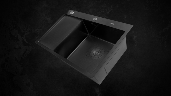 Мойка кухонная Astir Decor PVD Black C78x51BR