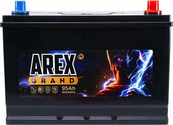 Автомобильный аккумулятор AREX Grand Asia R+ / ARG950JS - фото