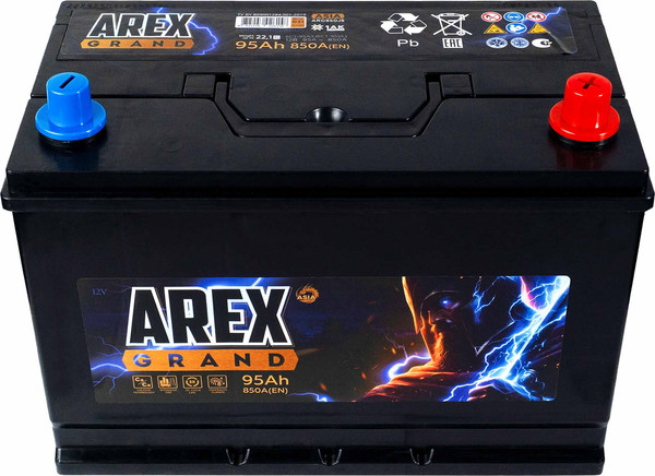 Автомобильный аккумулятор AREX Grand Asia R+ / ARG950JS