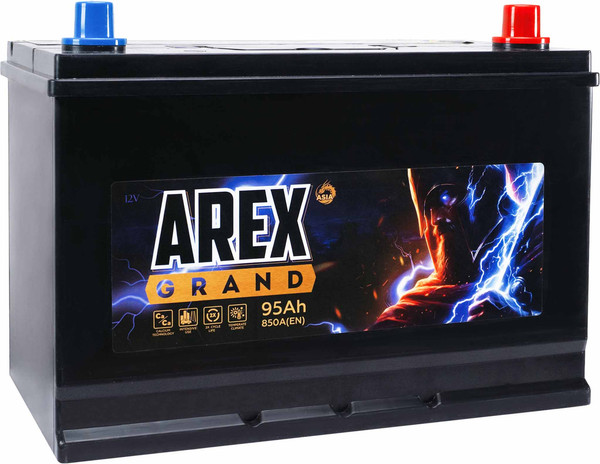 Автомобильный аккумулятор AREX Grand Asia R+ / ARG950JS