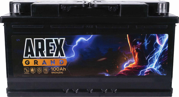Автомобильный аккумулятор AREX Grand R+ / ARG1000S - фото