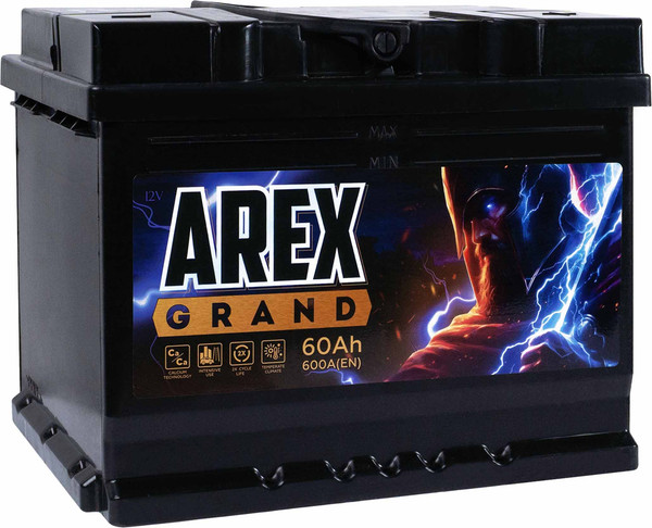 Автомобильный аккумулятор AREX Grand R+ / ARG600S