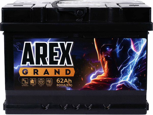 Автомобильный аккумулятор AREX Grand R+ / ARG620S