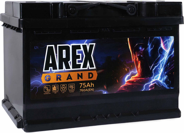 Автомобильный аккумулятор AREX Grand R+ / ARG750S