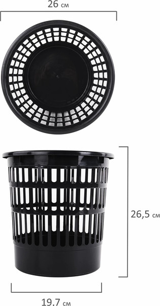 Корзина для бумаг Staff Basic / 237915