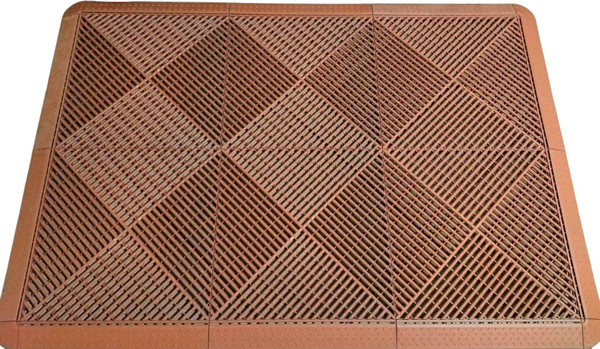 Коврик грязезащитный Альта-профиль Придверный 132x92x2см - фото