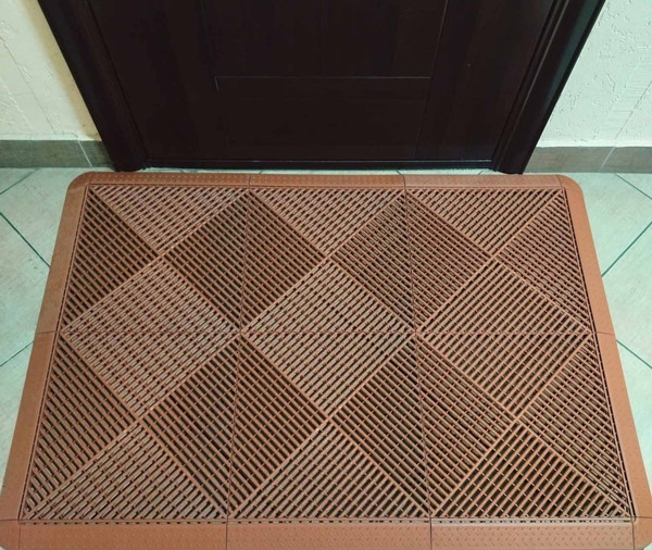 Коврик грязезащитный Альта-профиль Придверный 132x92x2см