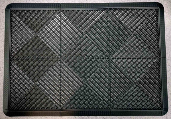 Коврик грязезащитный Альта-профиль Придверный 132x92x2см