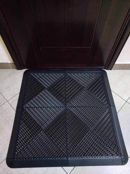 Коврик грязезащитный Альта-профиль Придверный 92x92x2см