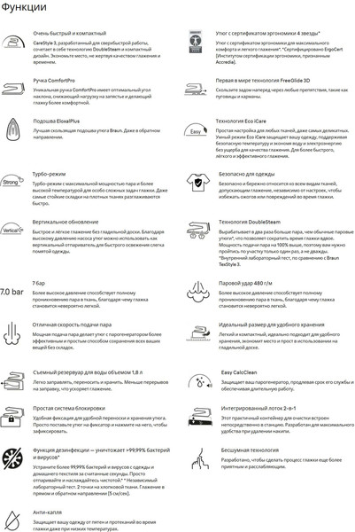 Утюг с парогенератором Braun IS3255BL