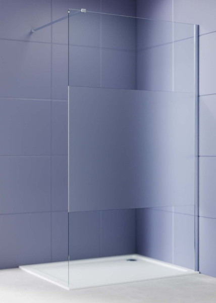 Душевая стенка Aquatek Walk in с держателем 100x200 / AQ.WI.100.3CH - фото