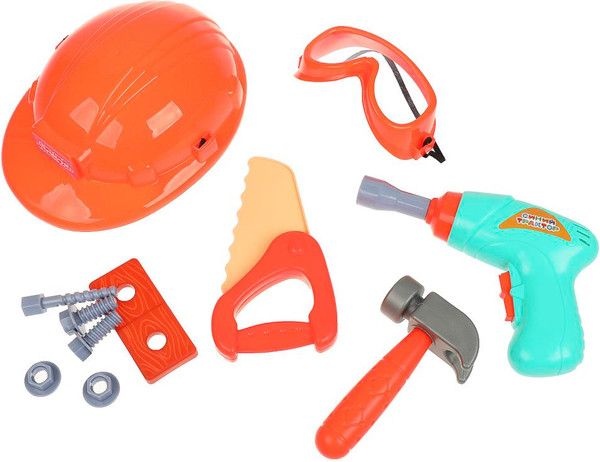 Набор инструментов игрушечный Играем вместе Синий трактор / ZY1235630-R - фото