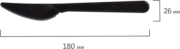 Набор одноразовых ножей Welday 607841