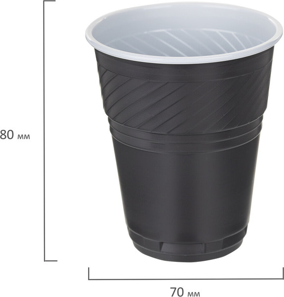 Набор одноразовых стаканов Laima Бюджет / 601417