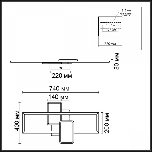 Люстра Lumion Goldy 6575/80CL