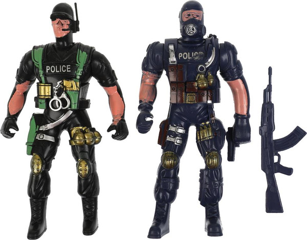Набор фигурок игровых Играем вместе Солдатики Полиция с оружием / I511-H42003-R - фото