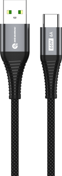 Кабель Atomic Hipper USB-A-USB-C 6A 66W / 30.393 - фото