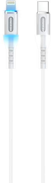 Кабель Atomic Ledit Usb-C-Lightning PD 27W LED / 30.373 - фото