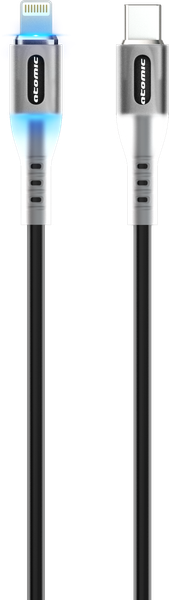 Кабель Atomic Ledit Usb-C-Lightning PD 27W LED / 30.374 - фото