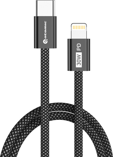 Кабель Atomic Real USB-C-Lightning PD 30W / 30.407 - фото