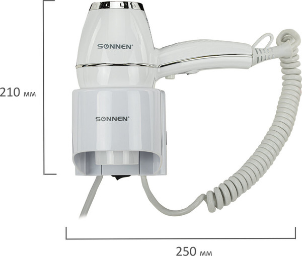 Фен настенный Sonnen HD-2206 Super Power / 608482