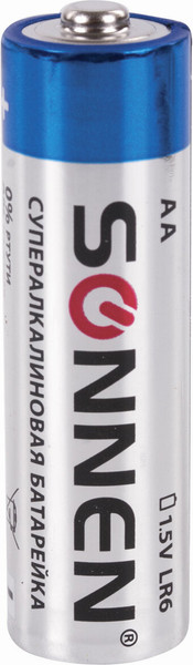Комплект батареек Sonnen Super Alkaline АА LR6/15А / 454231