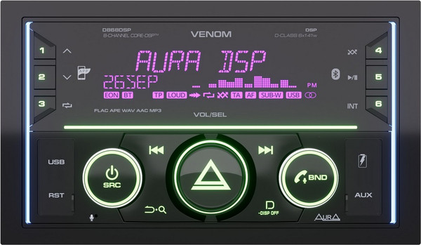 Бездисковая автомагнитола AURA Venom-D868 DSP