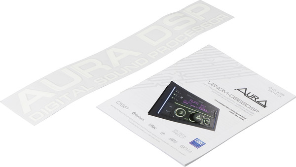 Бездисковая автомагнитола AURA Venom-D868 DSP