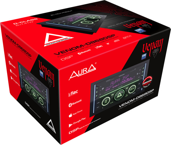Бездисковая автомагнитола AURA Venom-D868 DSP