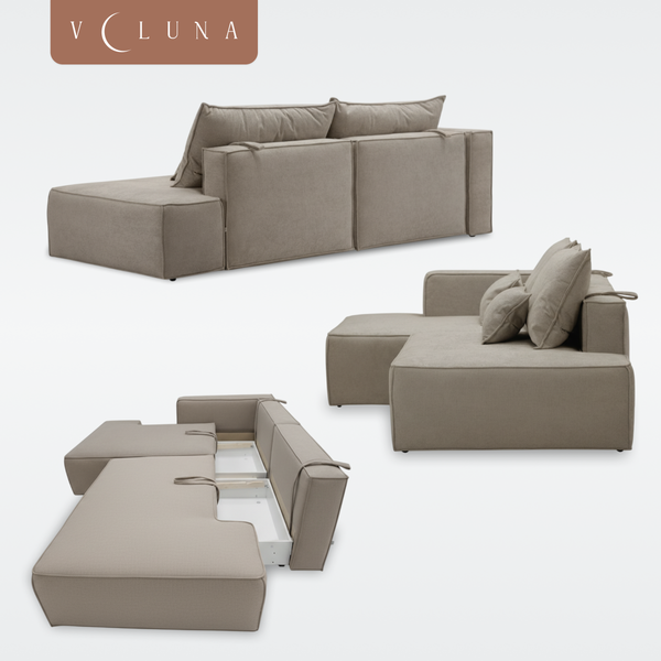 Диван угловой VELUNA Рейф PM1L-OL-KR2 левый