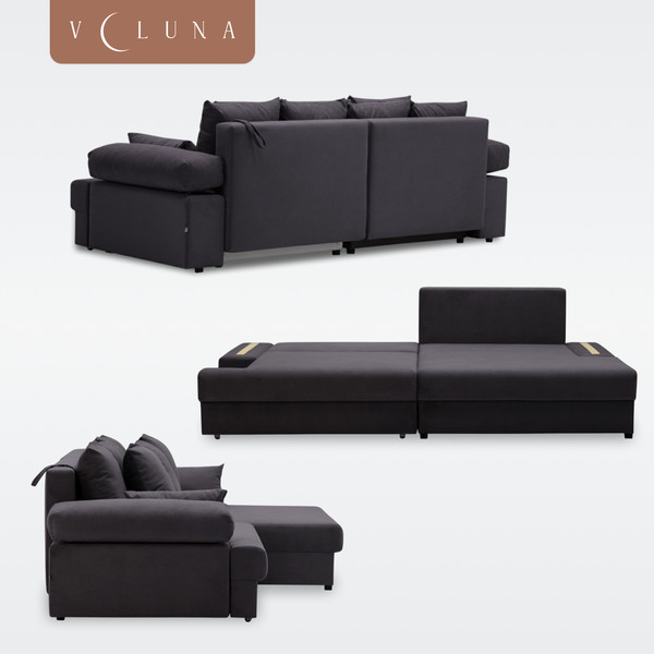 Диван угловой VELUNA Трейд правый