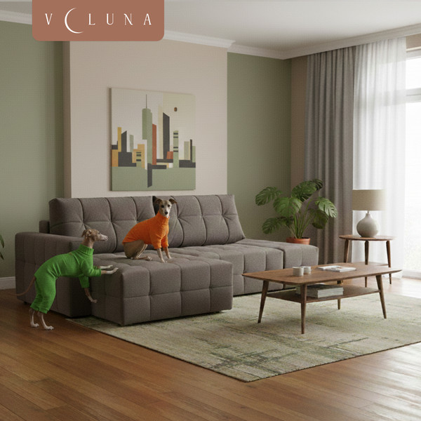 Диван угловой VELUNA Энзо PM1L-O-KR-PUF левый