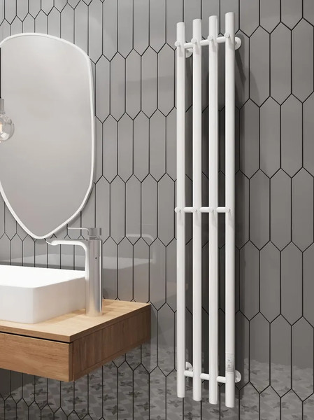 Полотенцесушитель электрический Маргроид Ferrum Inaro 4 СНШ 100x6 8 крючков