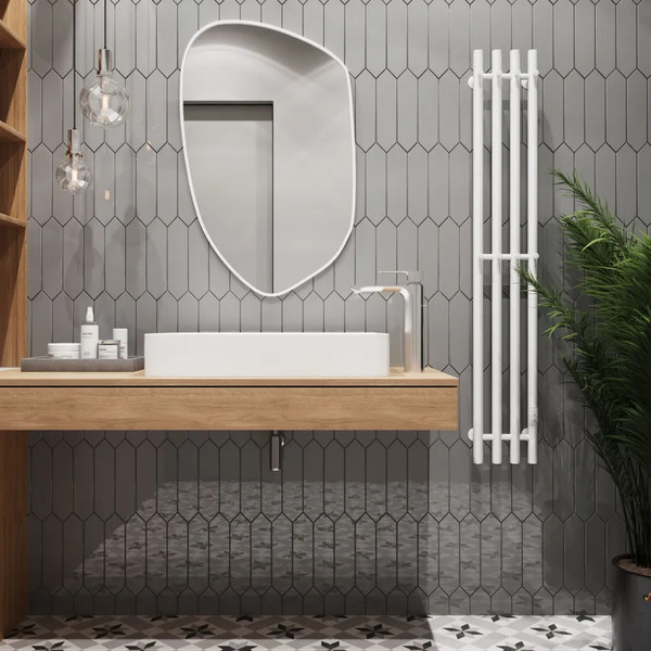 Полотенцесушитель электрический Маргроид Ferrum Inaro 4 СНШ 100x6 8 крючков