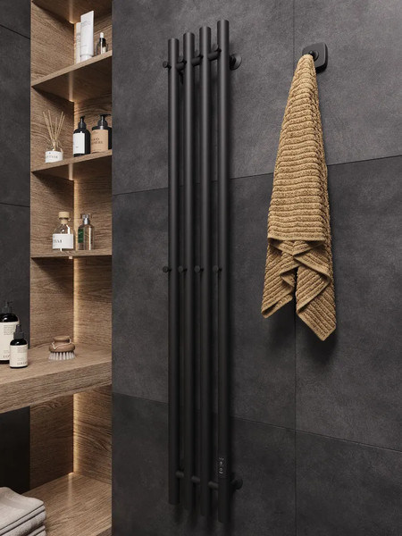 Полотенцесушитель электрический Маргроид Ferrum Inaro 4 СНШ 100x6 8 крючков