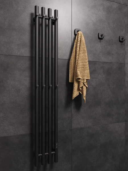 Полотенцесушитель электрический Маргроид Ferrum Inaro 4 СНШ 100x6 8 крючков