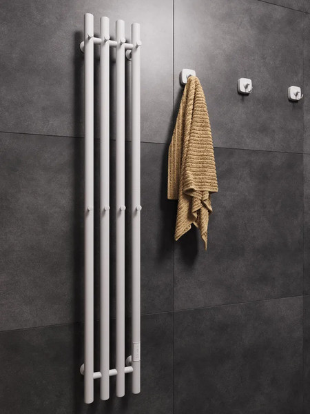 Полотенцесушитель электрический Маргроид Ferrum Inaro 4 СНШ 120x6 8 крючков