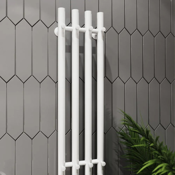 Полотенцесушитель электрический Маргроид Ferrum Inaro 4 СНШ 120x6 8 крючков