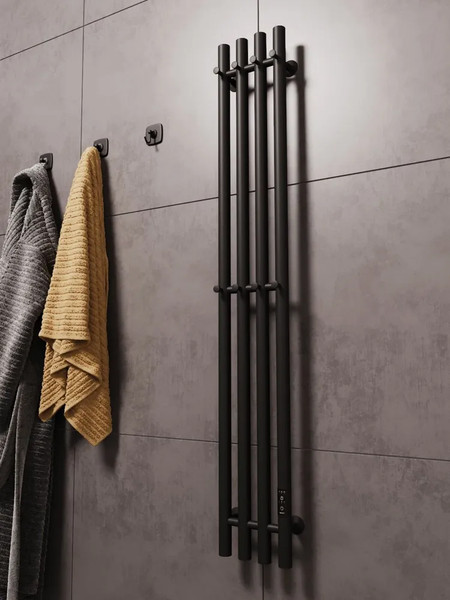 Полотенцесушитель электрический Маргроид Ferrum Inaro 4 СНШ 120x6 8 крючков